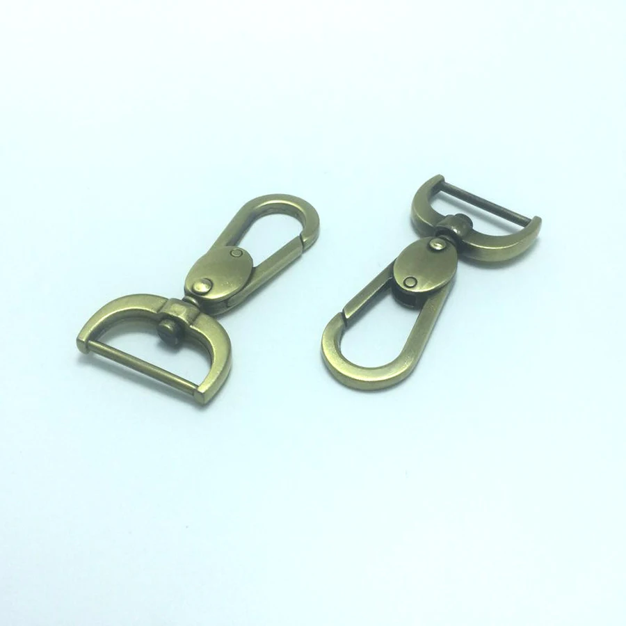 

Modern Swivel Clips (Short ver.)- 25mm(1") Brass Plated Metal, Leather craft tools, for 25mm straps