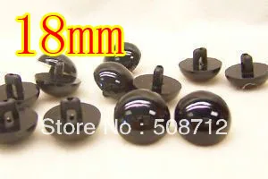 

Free shipping!!!!100pairs 18mm Round button SLIT PUPIL Plastic Sew-On EYES Black Sale Dragons, Cats, Sewing