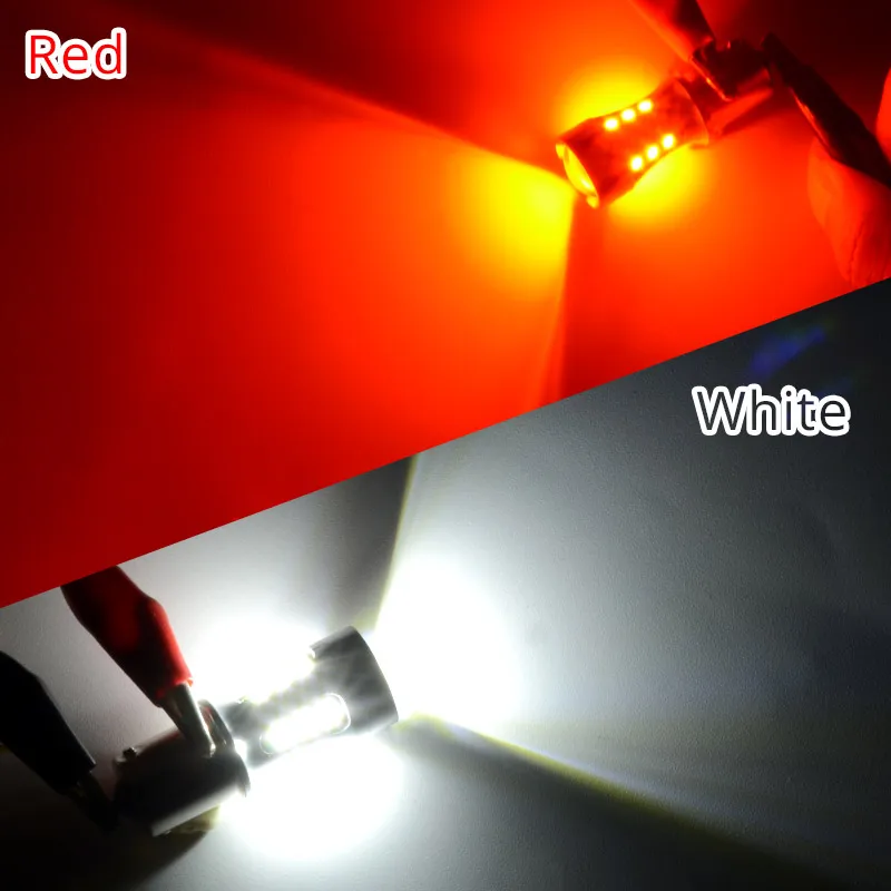 NAO W16W T15 led Bulb CANBUS Error Free 921 Red White Car Reverse Light 12V Auto DRL Lamp SMD 3030 6000K Rear Tail Back up Light