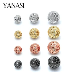6mm/8mm/10mm Round Ball Beads DIY Women  Necklace Bracelet Accessories for Jewelry Findings Handmade Man Bracelets