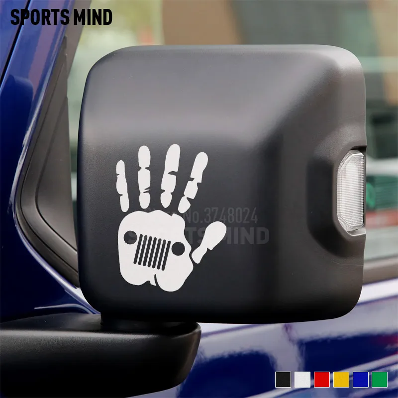 

Hand Car Styling Automobiles Car Sticker Decal For Jeep Wrangler Compass Patriot Renegade Grand Cherokee Car Accessories