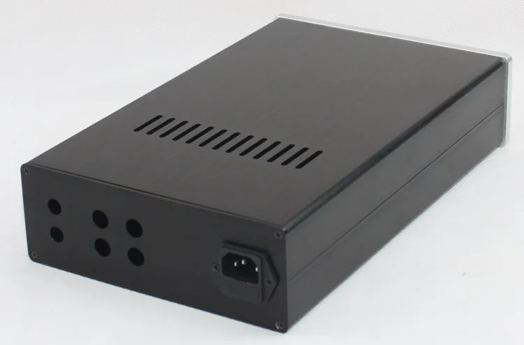 WA100เครื่องขยายเสียงตู้อลูมิเนียมตัวถังเครื่องขยายเสียงDACตัวถังตู้อลูมิเนียม