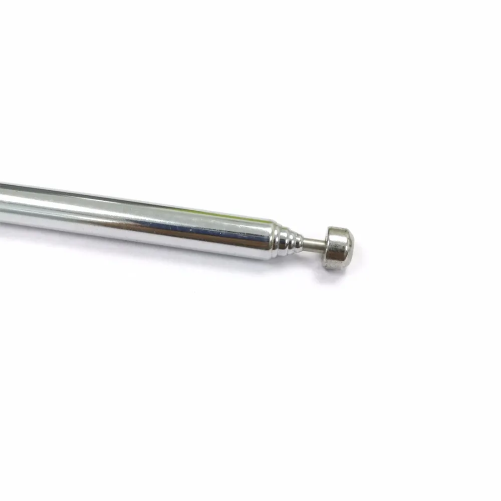 10PC Replacement 132mm 6 Sections Telescopic Antenna SMA male for Radio TV DIY NEW wholesale price