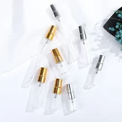 50pcs 2ml 3ml 5ml 10ml Parfum Verstuiver Travel Spray Bottle For Perfume Portable Empty Cosmetic Containers With Aluminium Pump