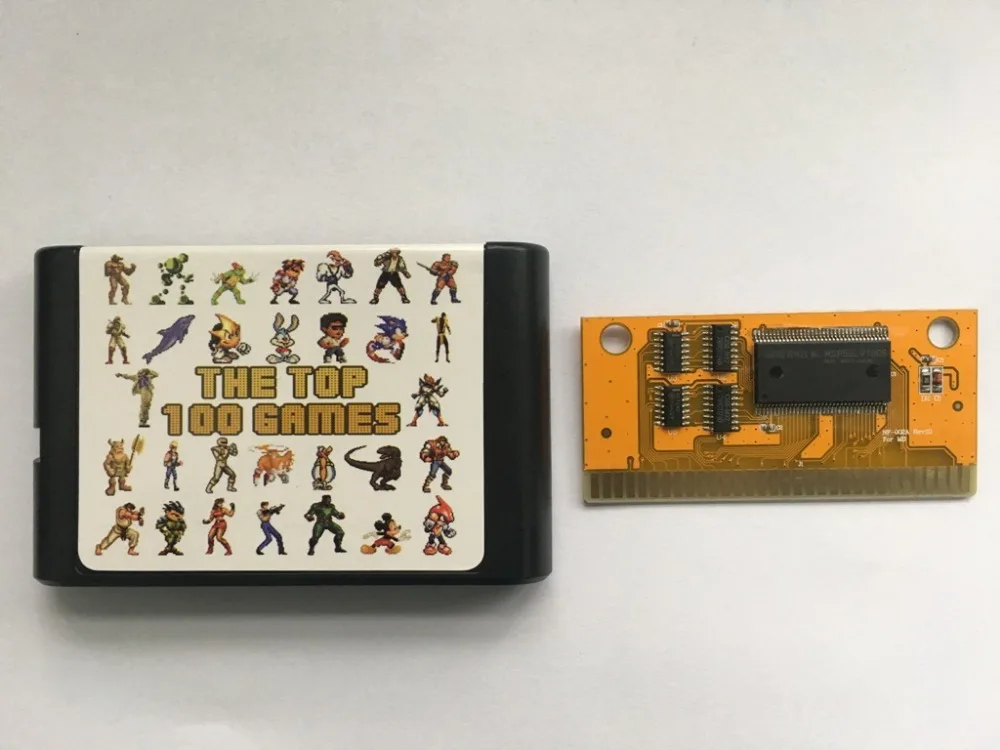 خرطوشة ألعاب 126 في 1 لجهاز Sega Genesis ووحدة التحكم MegaDrive