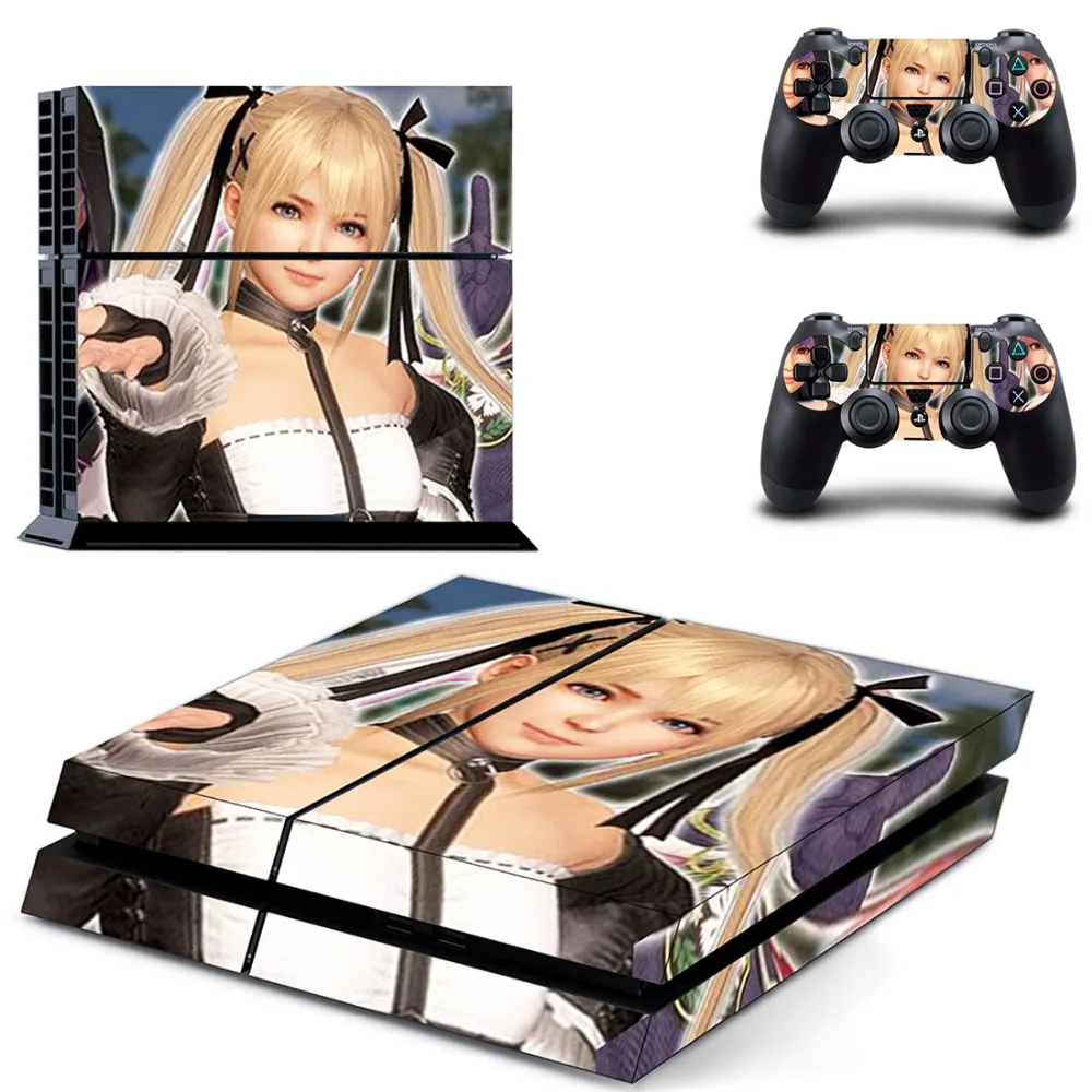 Dead or Alive 6 PS4 Skin Sticker Decal For PlayStation 4 Console and 2 Controller PS4 Skins Sticker Decal