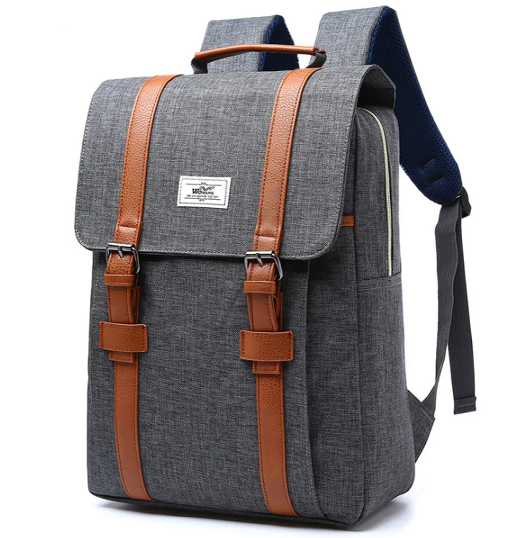 14 15 Inch Waterproof Nylon Stylish Durable Multi-purpose Laptop Notebook Backpack Bag Case for Men Women