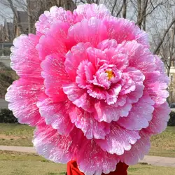 peony Artificial flowers Dancing props The simulation flower Dance props Hand - flower children's props