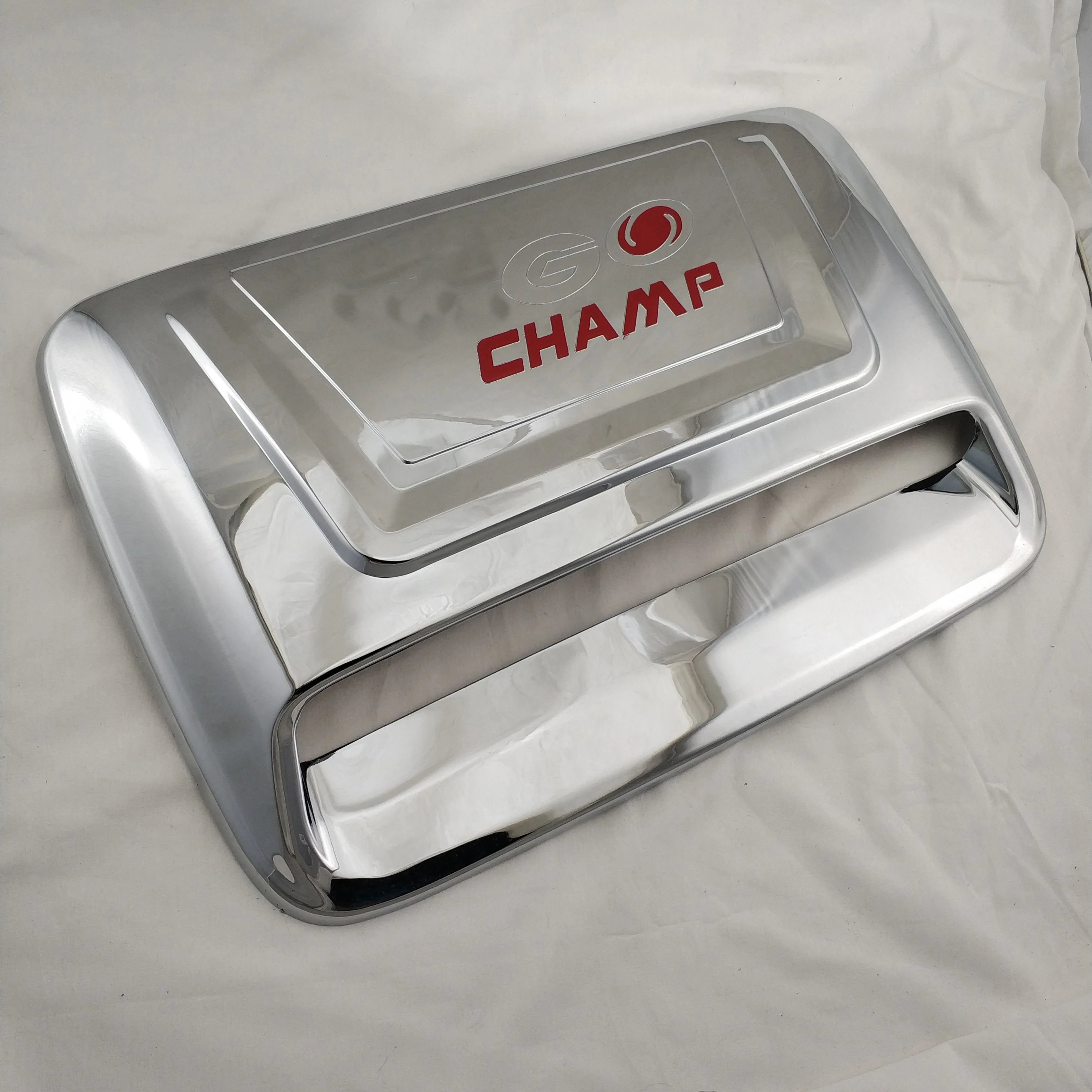 New Red Font car parts Car Accessories ABS Chrome Bonnet Hood Parts For Toyota Hilux VIGO 2005-2014 Automobile hood