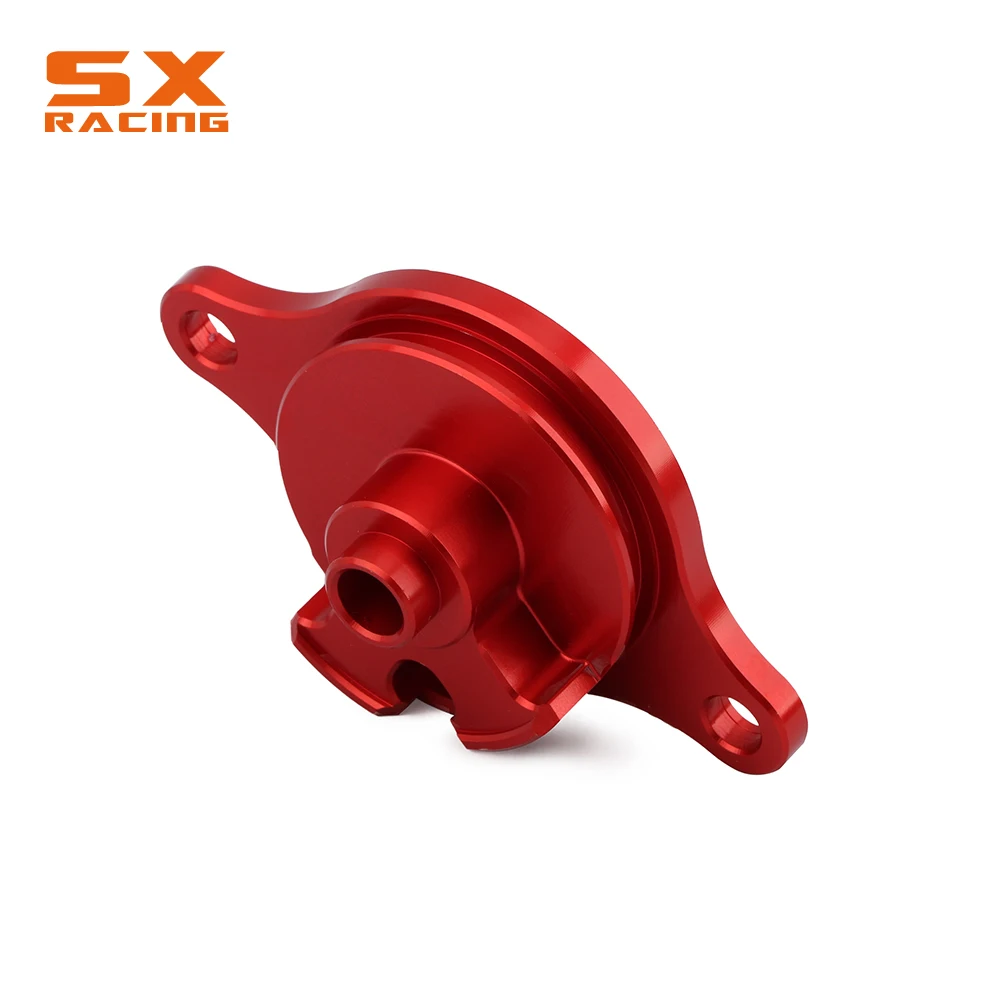 Motorcycle CNC Red Oil Filter Cleaner Cap Cover For HONDA CRF450R CRF 450R 2009 2010 2011 2012 2013 2014 2015 2016 09-16