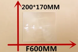 1 pcs/lot  free shipping DIY projector Rectangle Fresnel Lens 200*170MM long Focal length 600mm Thicknes 2MM  frensel lens