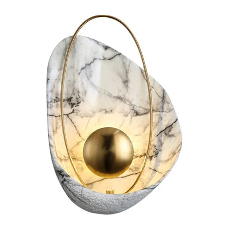 Nordic Design Led Wall Lamp Creative Shell Shape Bedside Light Luxury Living Room Bedroom Corridor Decor Wall Sconce Lighting