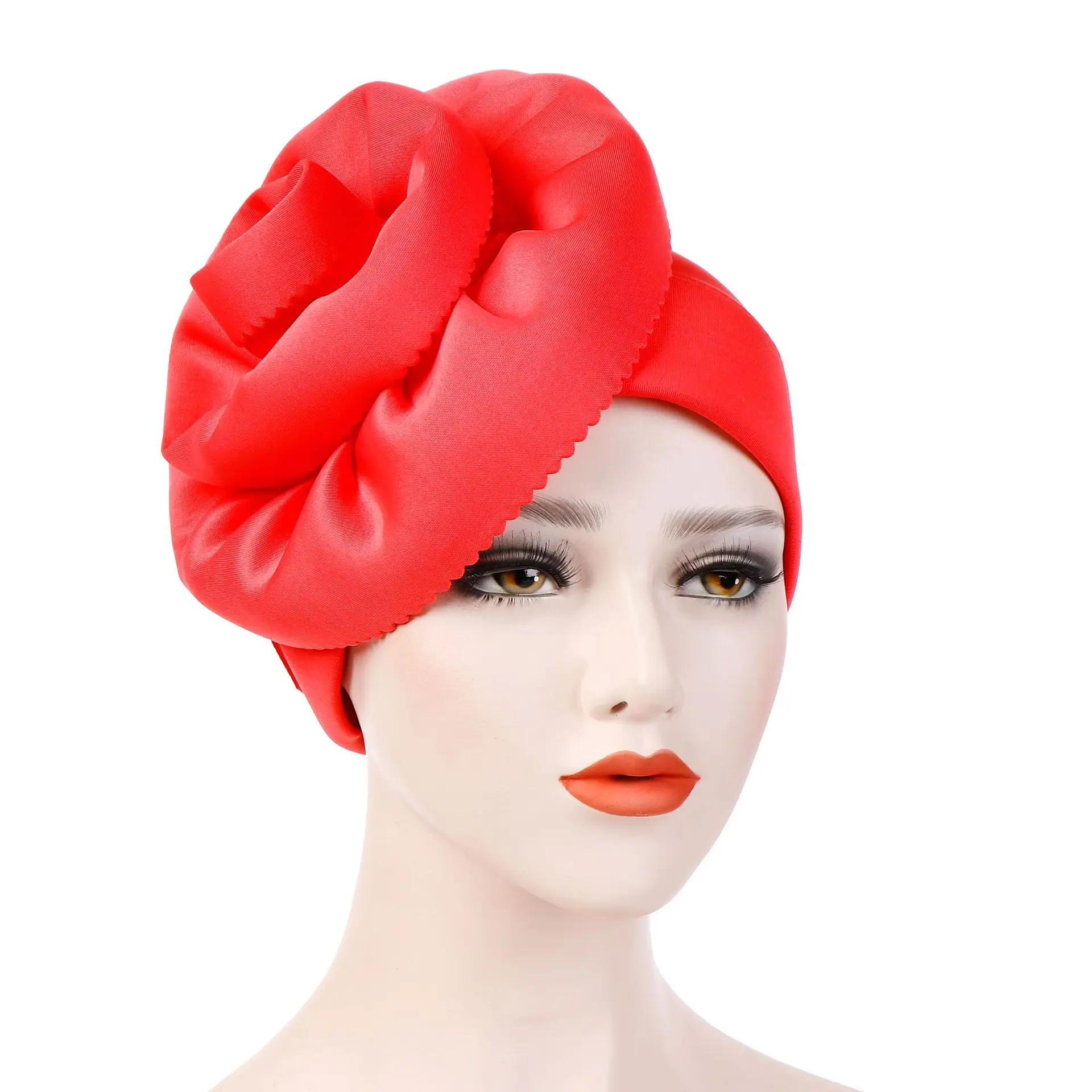Luxury Cotton Turban Headwrap Women Muslim Hijab Hair Accessories Hijab Caps Muslim Girl Hijab