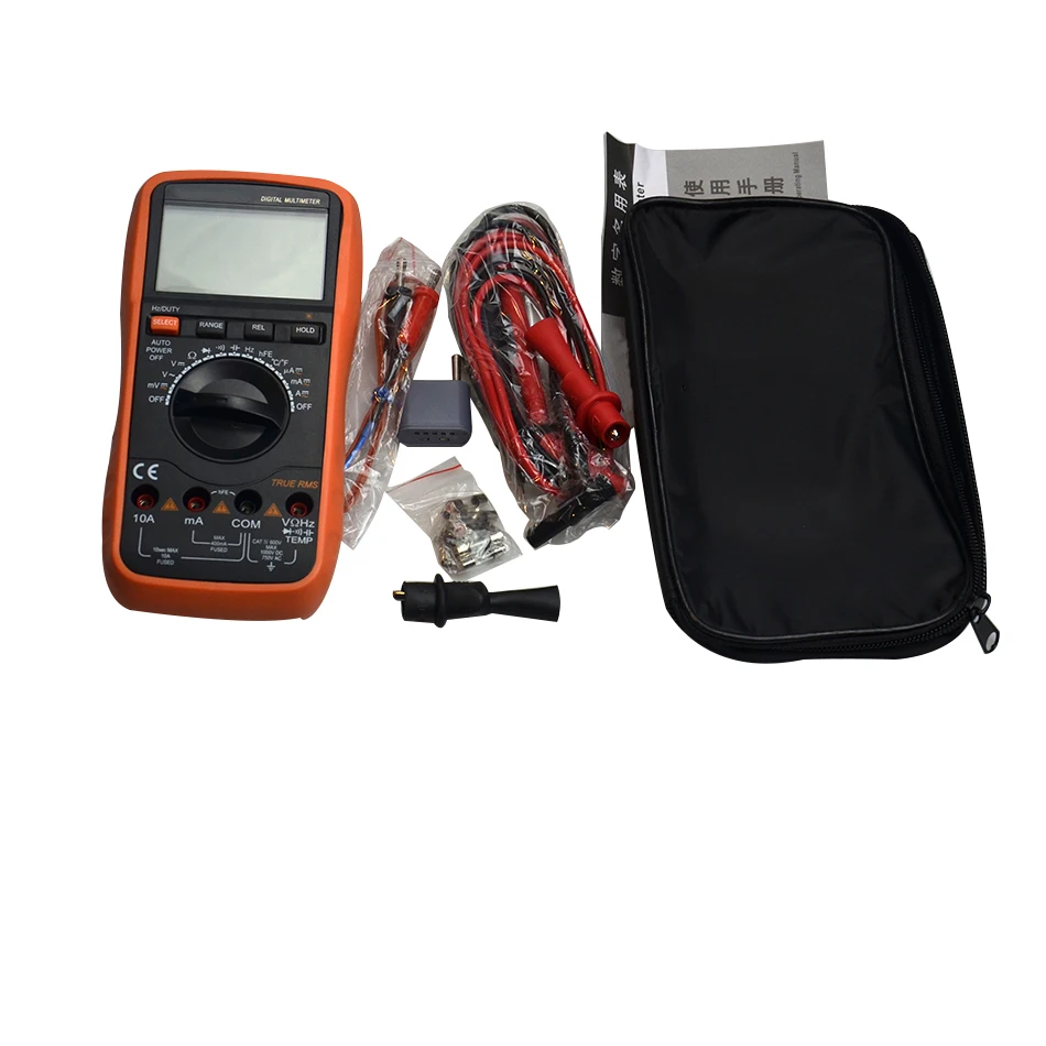 Professional True RMS Auto Range 4000 Counts Resistance Capacitance Frequency Temperature Victor Digital Multimeter