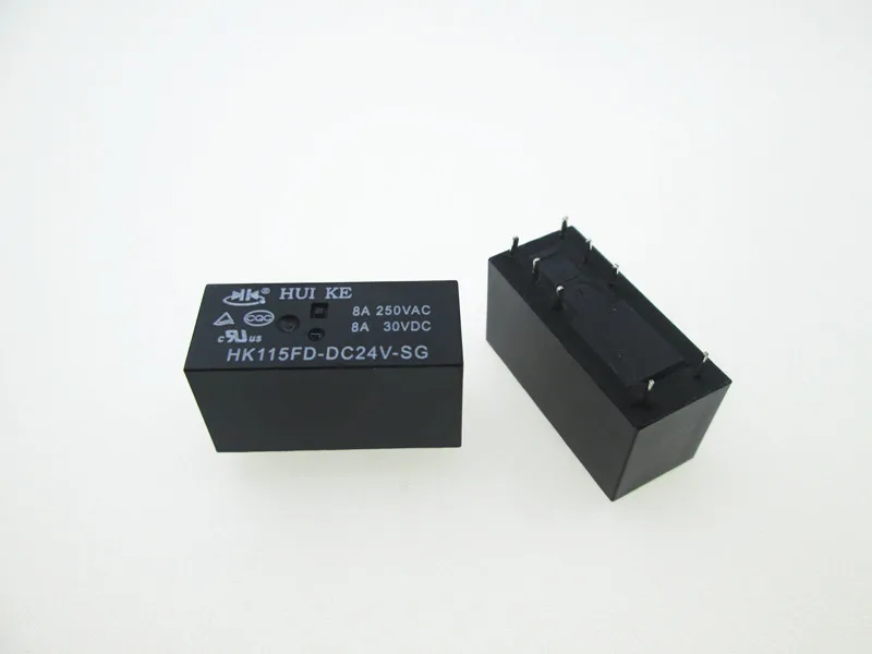 

HOT NEW 24V relay HK115FD-DC24V-SG HK115FD-24VDC-SG HK115FDDC24VSG DC24V 24VDC 24V 8A 250VAC 8PIN