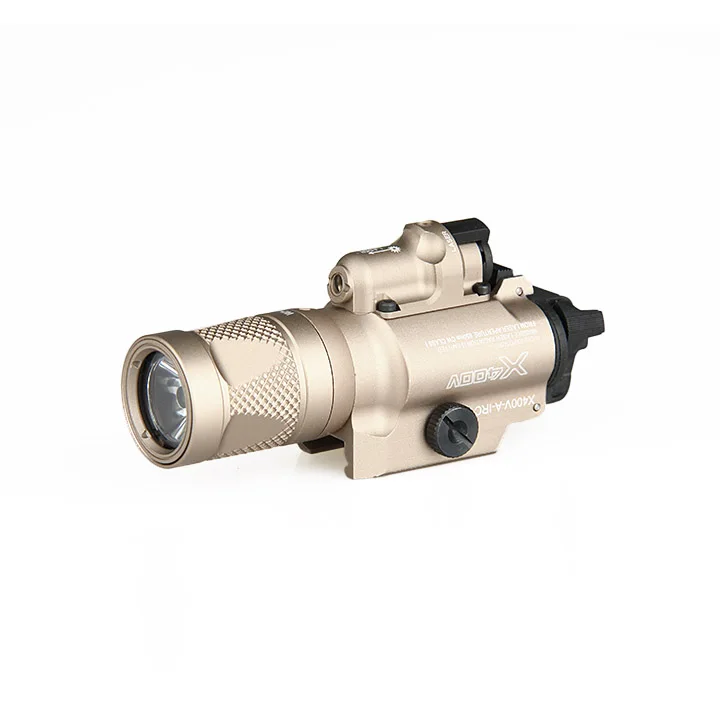 X400V Flashlight with Red Laser Sight For Handguns Long Guns M1913 Picatinny Rails gz150083