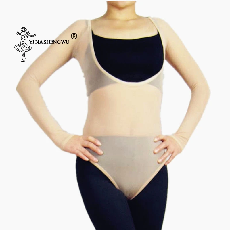 Parte superior para dança do ventre, peça única, roupa de dança, mangas compridas, acessórios para dança do ventre, body feminino