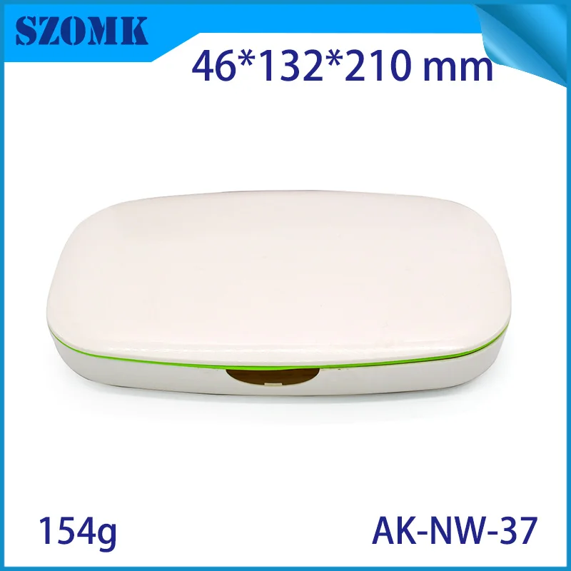 

szomk Plastic router control enclosure (4Pcs) 46*132*210mm wifi electronics enclosure box plastic housing for pcb project box