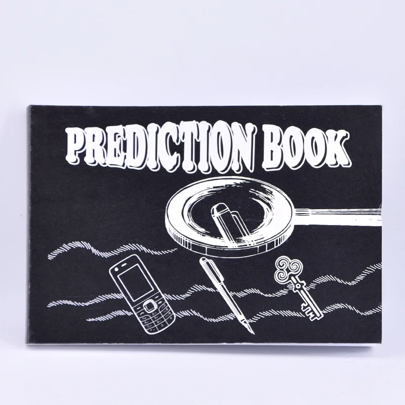 1pc Prediction Book Magic Tricks Magician Predict Book Page Magia Close-Up Illusions Gimmick Comedy Toys For Children