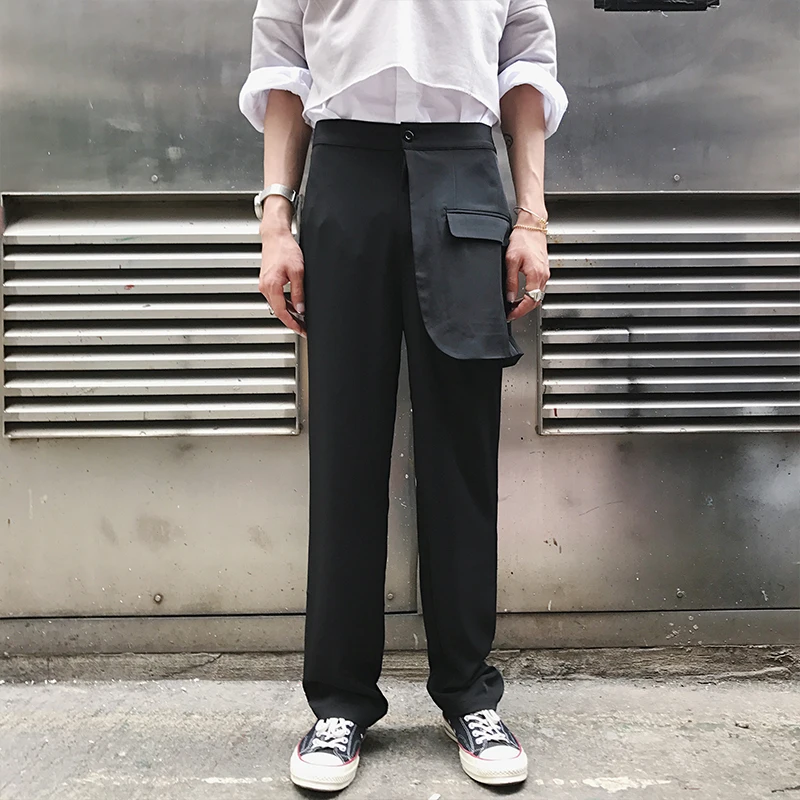 

27-44! High quality plus-size pants Original fashion style fashionable men's trousers Korean version of men's slim trousers