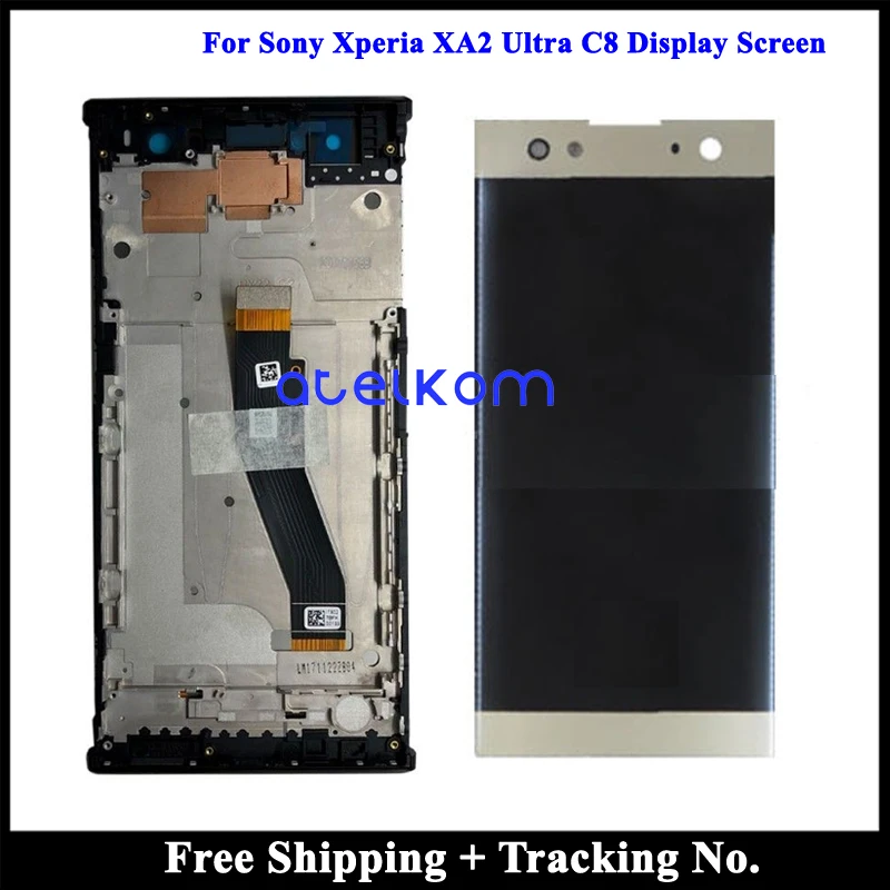 100% tested Grade AAA For Sony Xperia XA2 Ultra C8 LCD Display For Sony Xperia C8 XA2 Ultra Screen Touch Digitizer Assembly