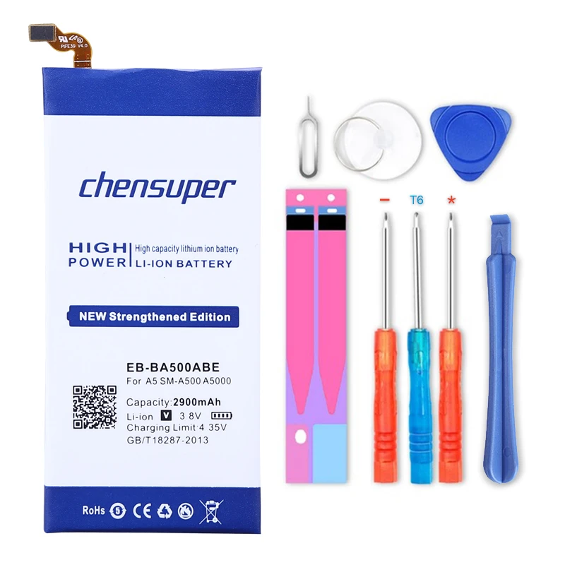 chensuper 3400mAh EB-BA500ABE Battery for Samsung Galaxy A5 2015 A5000 A5009 A500F A500H SM-A500F A500K SM-A500FU SM-A500