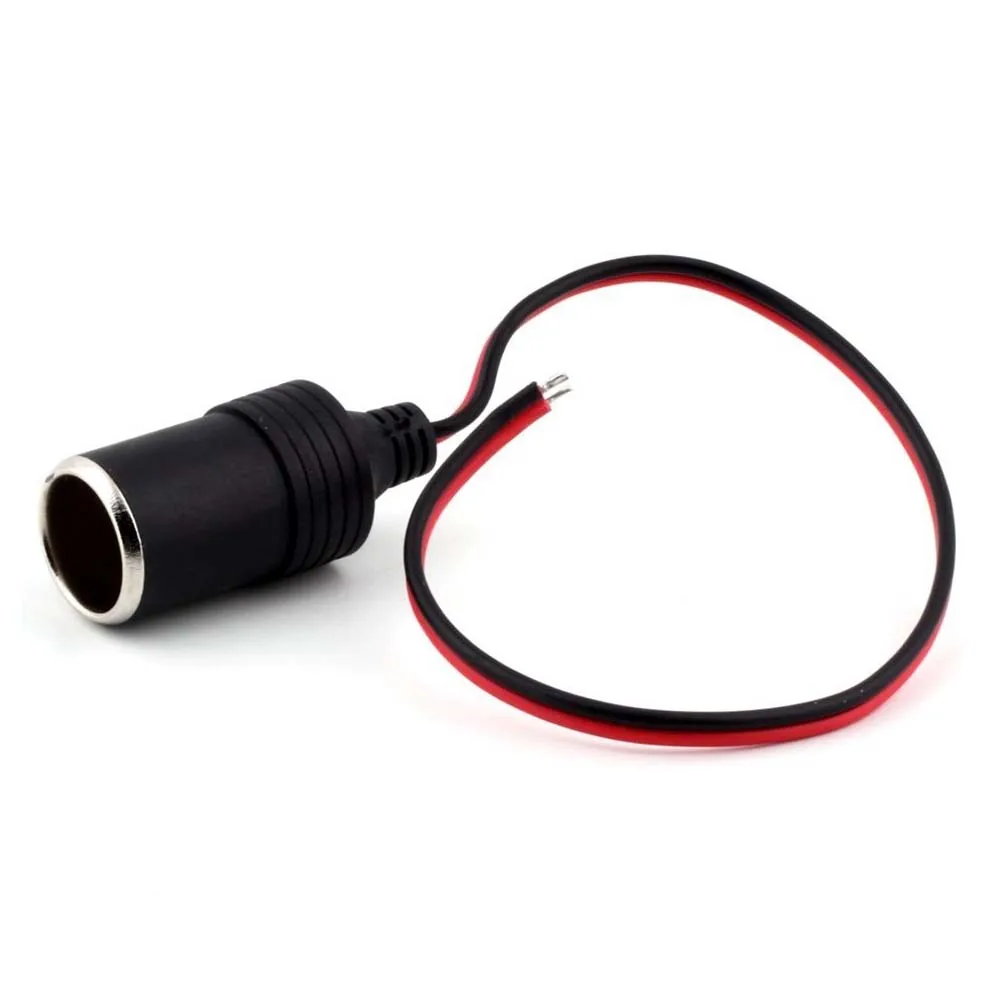 Allume-cigare de voiture femelle DC, prise, connecteur, adaptateur de câble, cordon