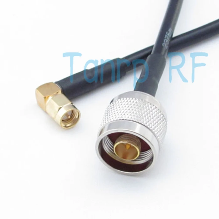 

Freeshipping! 6FEET N male plug to SMA male plug Right Angle RG58 2m RF Pigtail coaxial jumper cable 200CM Wholesale