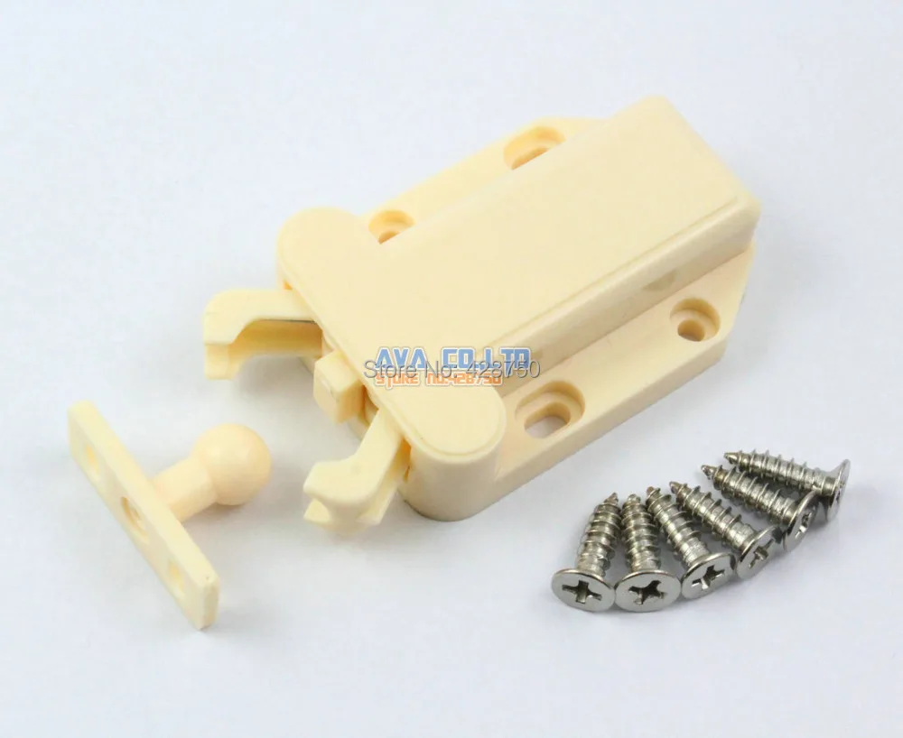 Beetle Plastic Cabinet Door Catch Closer Press Type Free Shipping (5 pieces/lot)