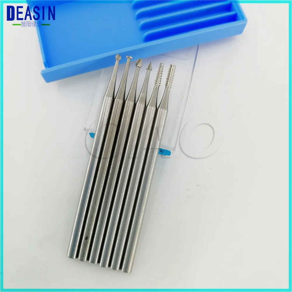 

2018 DEASIN 2 boxes dental tungsten steel carving bur set wood ivory jewelry carving bur Good Quality