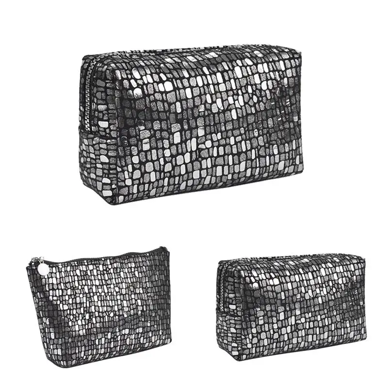 

Fashion Women Handbags Makeup Bag Fashion Glitter Sequin Makeup Pouch Party Clutch Purse Toiletry Bag Travel Cosmetic Bag