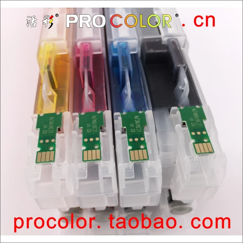 Full LC3619 XL LC3617 refill ink cartridge for BROTHER MFC J3930DW J3530DW J2330DW J2730DW MFC-J2330DW inkjet printer with chips