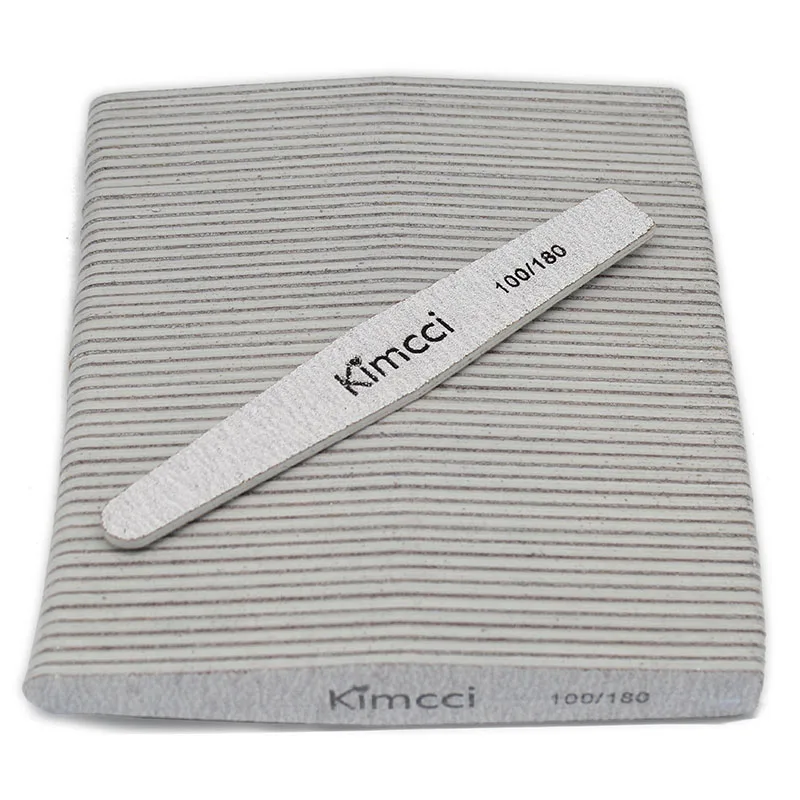 1PCS Kimcci hochwertige Maniküre Werkzeuge Set Nail art Datei Schleifpapier Slim Buffer EDGE 100/180 Nagel Salon Maniküre Zubehör
