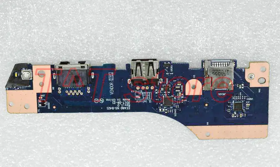 original for lenovo E480 POWER BOTTON USB WLAN IO BOARD NS-B421 free shipping