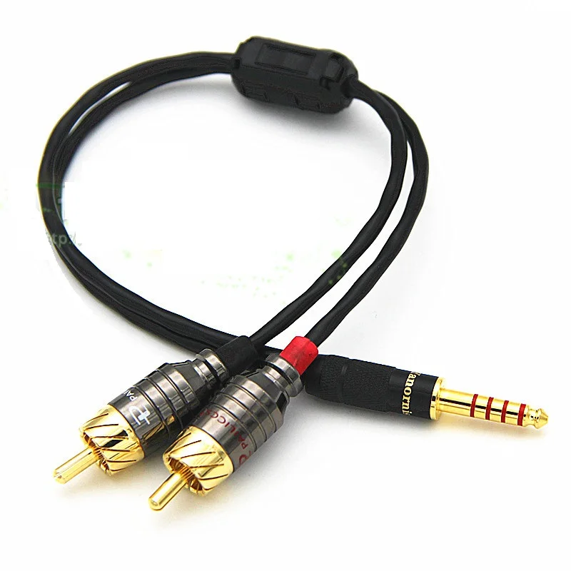 HiFi 4.4mm Balanced Male to 2 RCA Male Audio Cable for Digital Audio Player NW-WM1Z/A WM1A/1Z PHA-2A zx300a