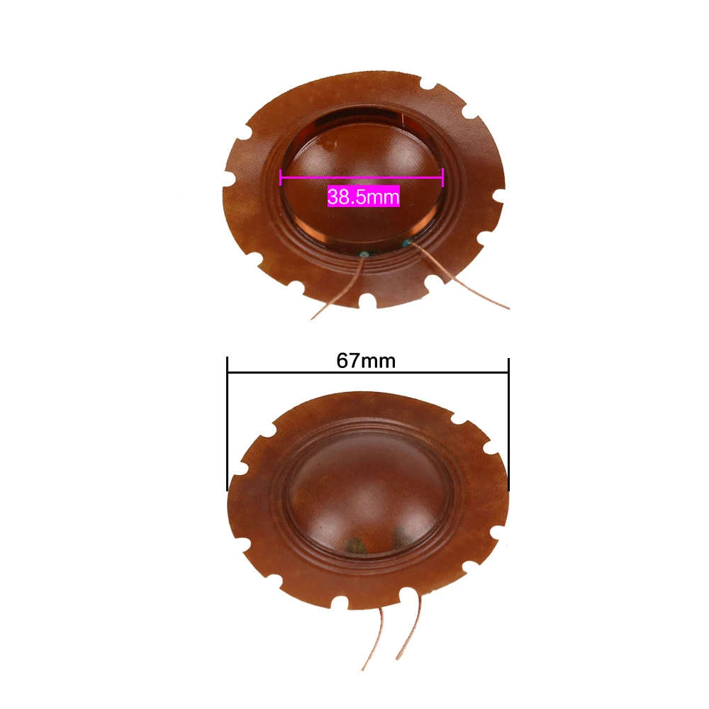 GHXAMP 38.5 Core Broadcast Treble Voice Coil 8OHM 40W KSV Alarm Ring Tweeter Speaker Repairs Voice Coil Concave shape 2PCS