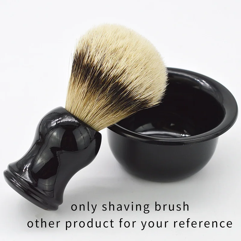 Dscosmetic silvertip 22mm badger shaving brush for man good quality hand-crafted shaving brush men\'s grooming kit