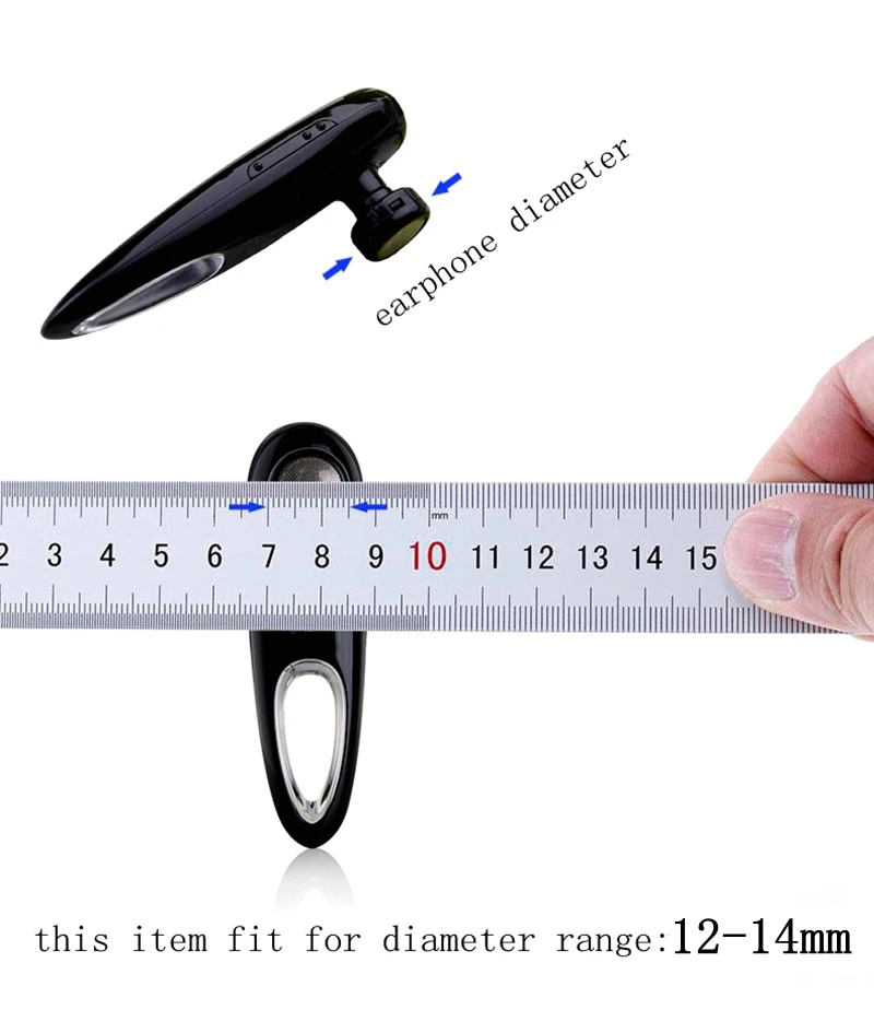 Aipinchun-repuesto de auriculares de silicona, compatibles con Bluetooth, 10 unidades por lote