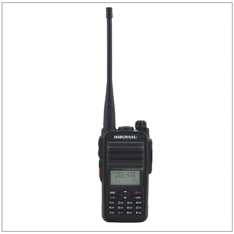 HIROYASU IM-1024 10W Output Power UHF 400-520MHz FM Portable Two-way Radio Dual Display Dual Standby Walkie Talkie