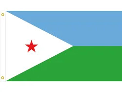 Djibouti National Flag 90*150cm/60*90cm/40*60cm 3x5ft Flying Hang Flag 15*21cm hand flag Africa Flag Banner