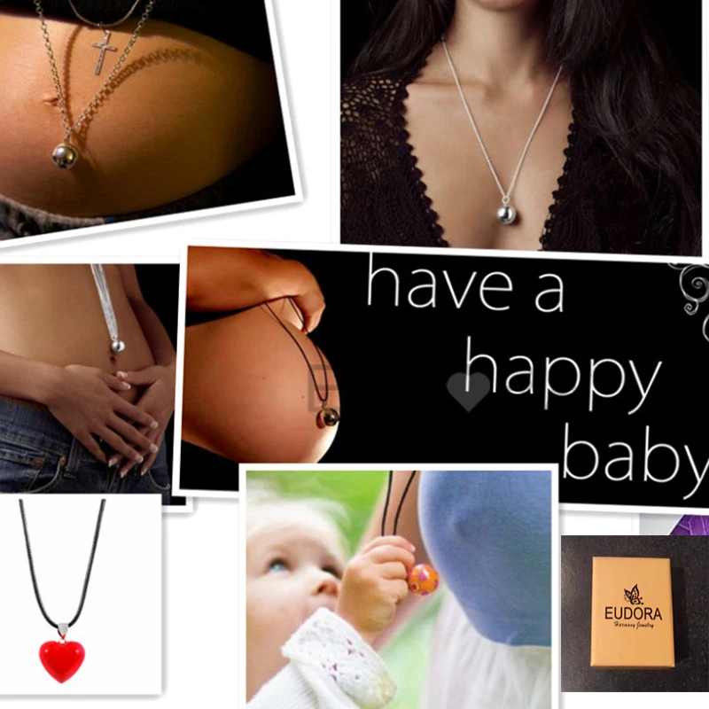 NL34  Angel Caller Chain Necklace for Harmony Locket Pendant Pregnancy Ball 30\'\'/45 inch  Alloy Chains Necklace