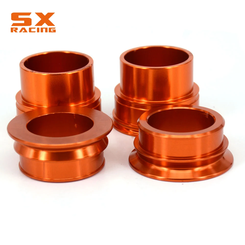 Motorcycle CNC Front Rear Wheel Hub Spacer Set For KTM SX SXF XCF 125 150 200 250 300 350 400 450 2013 2014