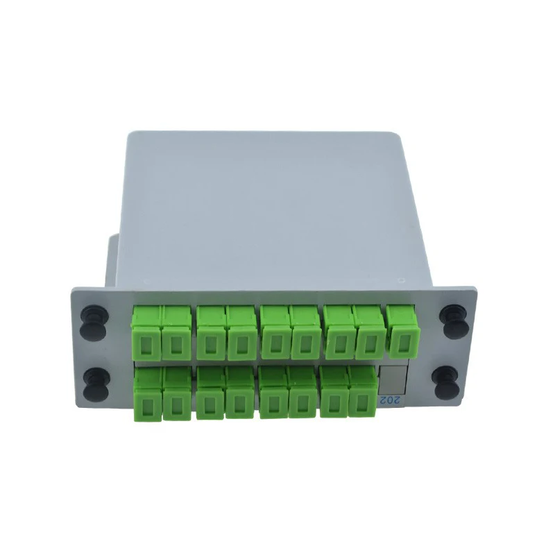 

5PCS FTTH SC APC 1x16 Cassette type PLC fiber Optic Splitter SC Fiber Splitter Distribution Box with SC APC Connector