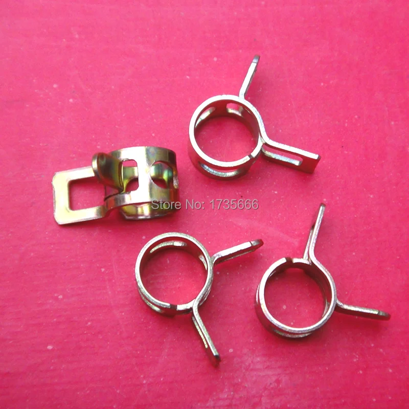 Set of 1000 Pcs 7mm High quality Spring Car Oil Water Hose Pipe Tube Clamp Fastener  air hose tube fuel pipe Etc