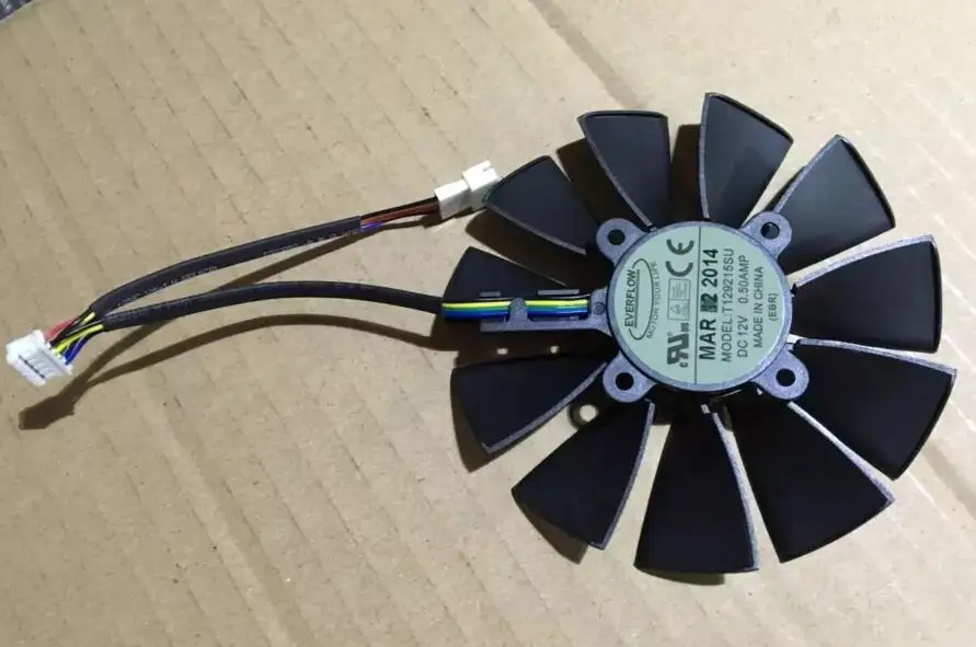 NEW Original GTX780/780TI R9280/290/280X/290X T129215SU 12V 0.5AMP graphics card dual fan