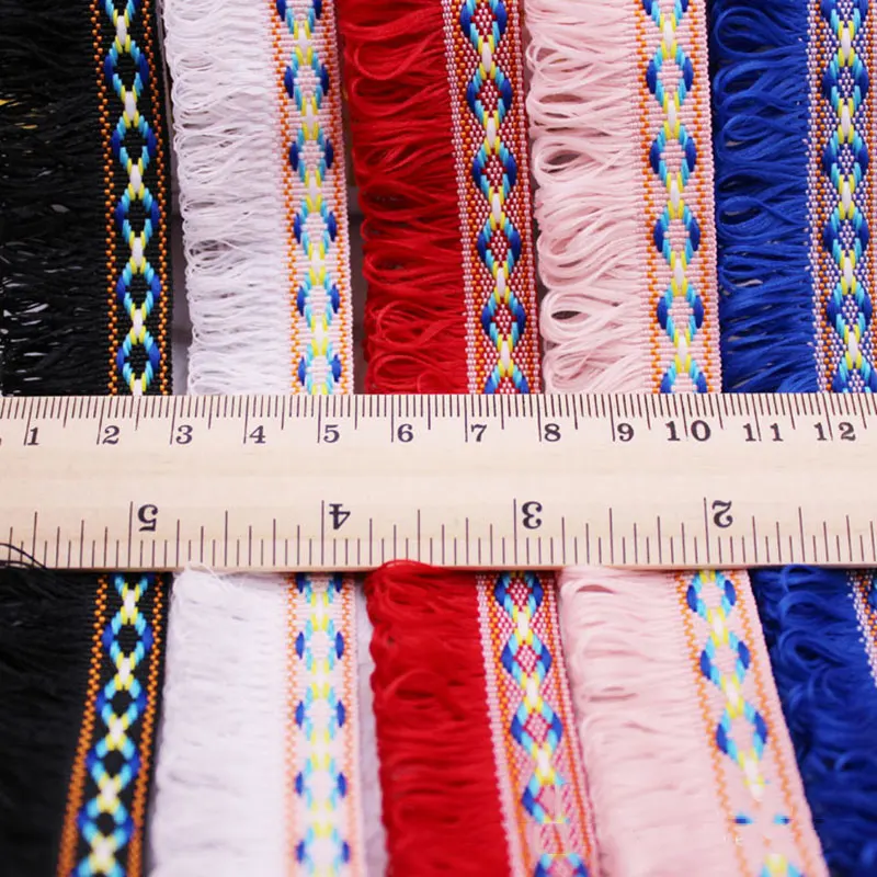 2Yards Tassel Fringes Trim Sewing Accessories Ribbons lace tassels fabric Trimming for DIY Sewing Garments Handmade Accessories