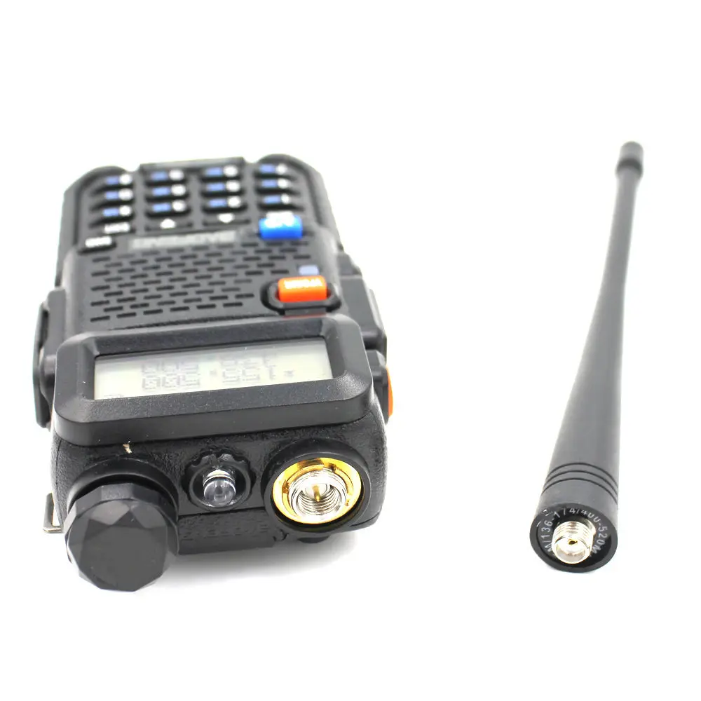 BaoFeng UV-5R Dual Band 136-174MHz & 400-520MHz Walkie Talkie VOX 5W with 1800mAh Battery Ham Radio