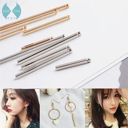South Korea Extremely Simple Ear Hanging Stick Single Pendant Tassel DIY Handmade Earrings Earrings Ear Ornaments Accessories