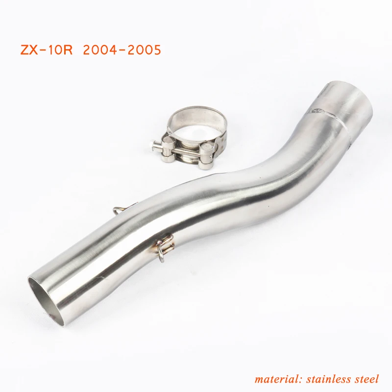 2009 2010 2011 2012 2013 2014 2015 2016 2017 2018 Motorcycle Middle Connecting Pipe Silp on For Kawasaki Z750/Z800 ZX-6R/10R/636