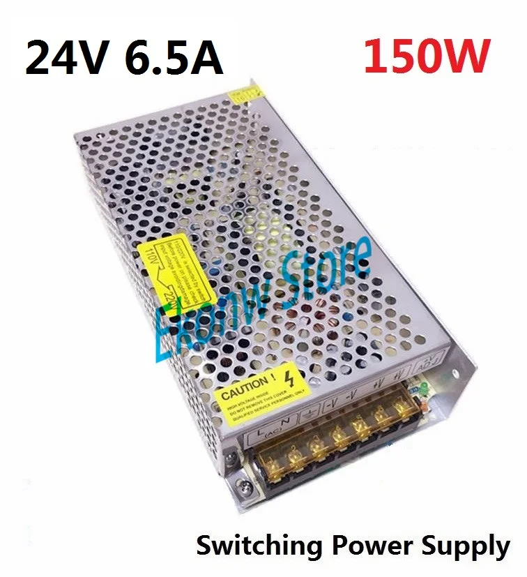 150W 24V 6A Switching Power Supply Factory Outlet SMPS Driver AC110-220V to DC24V Transformer for LED Strip Light Module Display